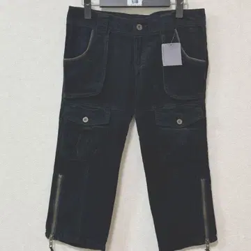 [새상품] moussy 코듀로이 팬츠 사브리나 팬츠 블랙 M