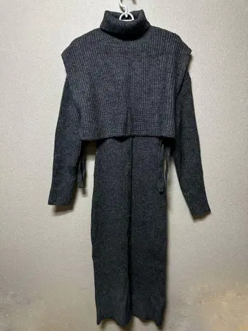 MOUSSY 그레이 셋업 터틀넥