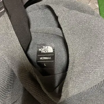 THE NORTH FACE 그레이 후드 부착 후드티 L