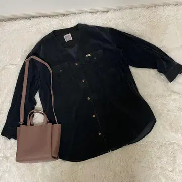 Wrangler nikoand 코듀로이 아우터 셔츠 노카라