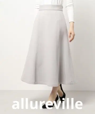 allureville 알아바일 종이상자 플레어 스커트