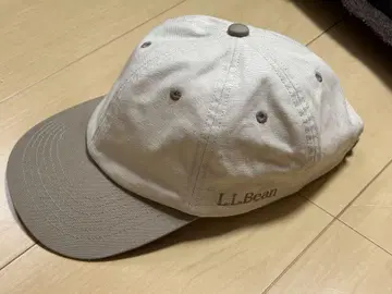 L.L.Bean 캡 화이트 베이지