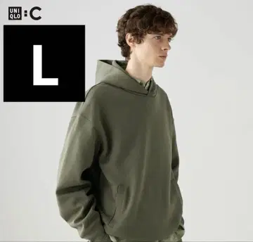 UNIQLO:C 맨투맨 오버 사이즈 풀 후드티