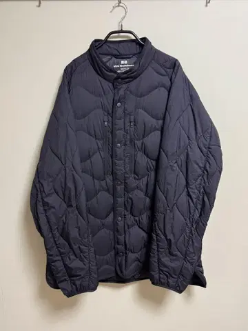 UNIQLO 화이트 마운티니어링 하이브리드 다운 자켓 XL