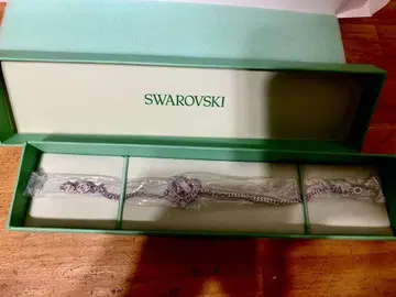 Swarovski 실버 체인 팔찌