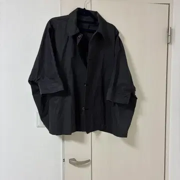 이치 블랙 오버 사이즈 자켓