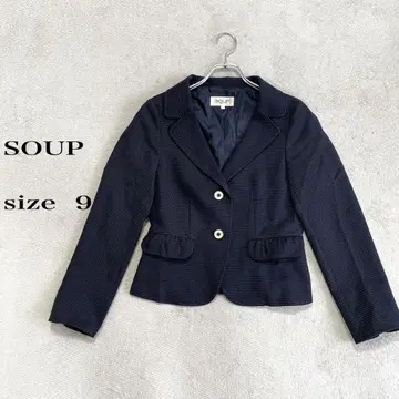 SOUP 네이비 테일러드 자켓 사이즈 9