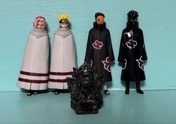 NARUTO 빅 피규어 키링 5체 세트