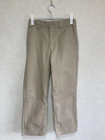 디키즈 베이지 허리밴딩 치노 팬츠