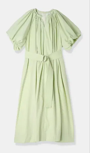 L'AUBE BLANC Balloon Sleeve Volume Dress