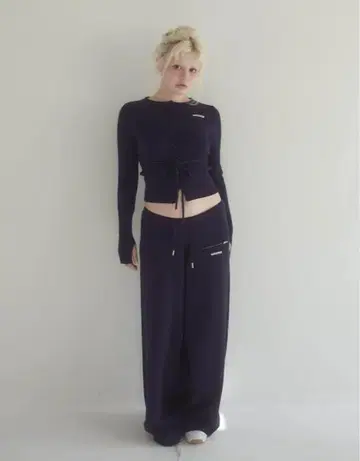 Andmary Candice 팬츠 세트 업 네이비