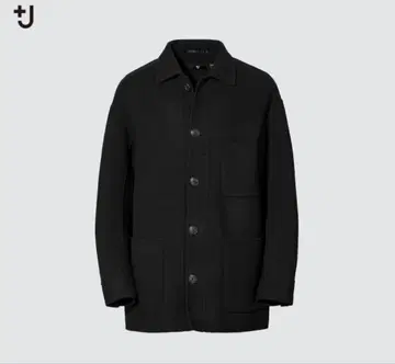 UNIQLO 유니클로 +J 울 블렌드 오버사이즈 셔츠 자켓