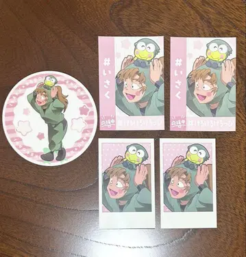 닌타마 아모카페 AMOCAFE 파샤 코스터 응원 카드 이사쿠