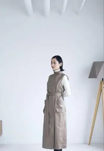 foufou high neck wrap dress