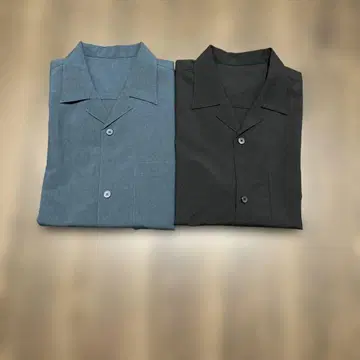 GU 드라이 오픈 카라 셔츠 & 드라이 와이드 이지 앵클 팬츠 셋업