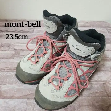 mont-bell 등산화 그레이/핑크 23.5cm