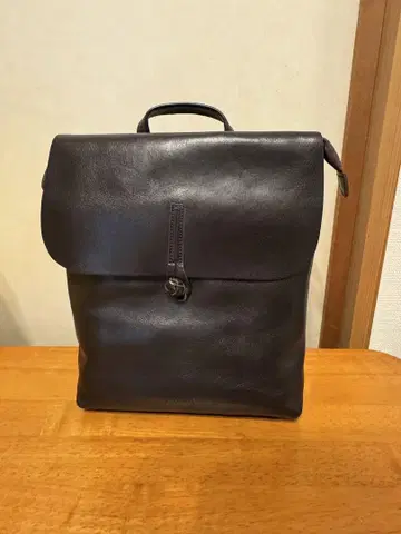 Amont 아몬 다크 브라운 가죽 백팩