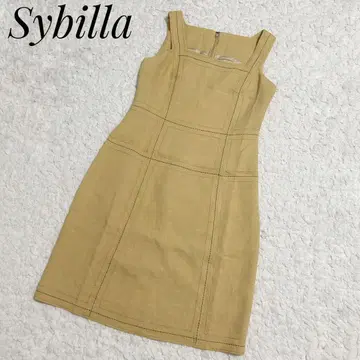 [ Sybilla ] 린넨 혼방 원피스 베이지 계열 사이즈 40