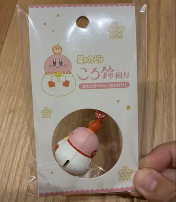 별의 커비 우체국 끈 달린 장식 방울 모찌 커비 스트랩