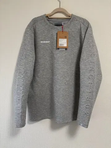 새상품 MAMMUT 마무트 그레이 긴팔 트레이닝복 아시아 사이즈 XL