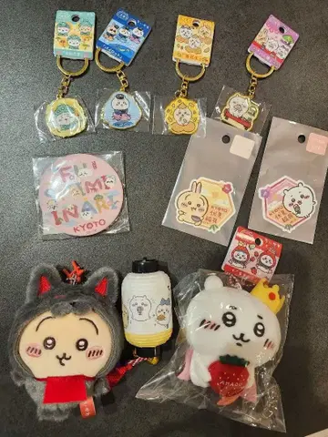 치이카와 (먼작귀) 토끼 마스코트 키링 캔배치 스티커