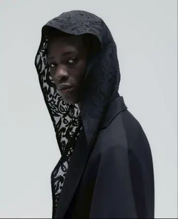 NOT CONVENTIONAL lace layered balaclava