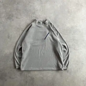 unkown vintage 사선 지퍼 풀오버 플리스 자켓