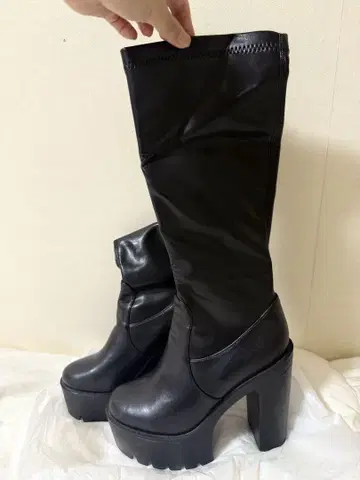 롱 부츠 13cm 힐