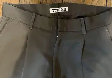 TTT MSW 그레이 슬랙스 센터 프레스