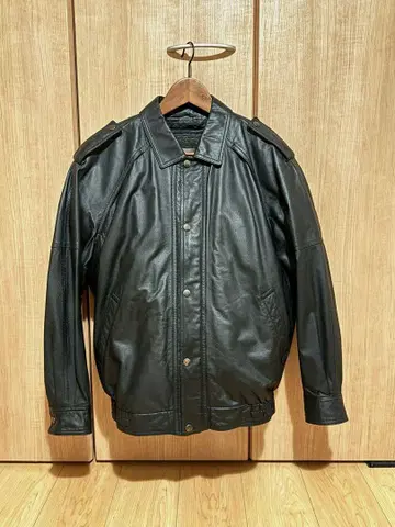 90s 더반 소가죽 가죽 재킷 L 사이즈