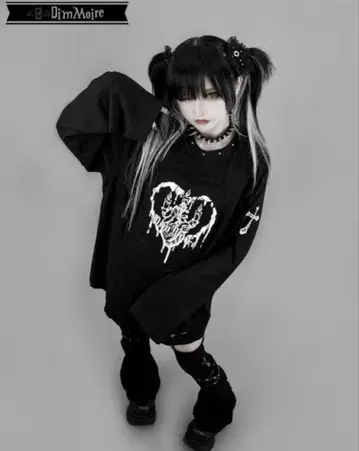 DimMoire Bloody Altar 롱T/Black