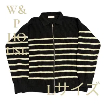 W&P HOUSE 스트라이프 가디건 L 사이즈