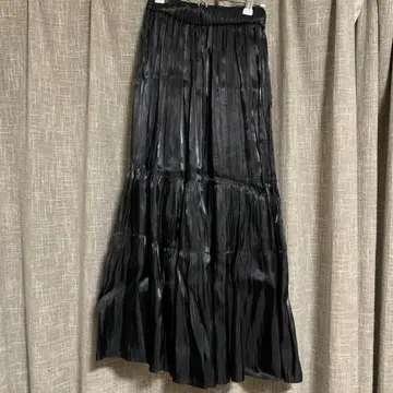 FREE'S MART 샤이니 캉캉 스커트 블랙 S 사이즈