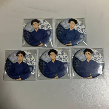 하이큐 엔니치 와시풍 캔뱃지 아카아시
