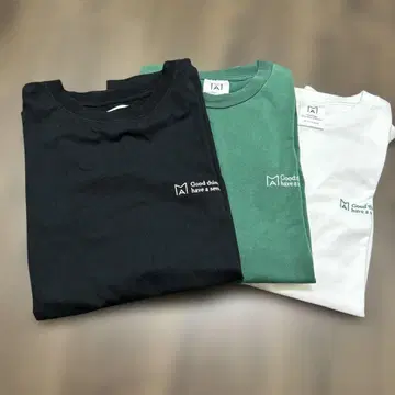 Firsthand 동일 디자인 3장 세트 그린 블랙 화이트