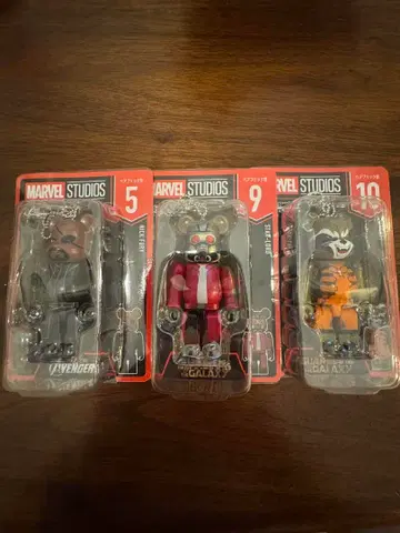 MARVEL 베어브릭 1번 복권 6개 세트