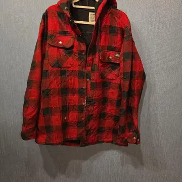 Dickies 빨검 체크 자켓 XL