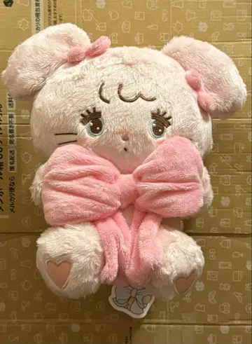 mikko 캐릭터 안아주는 리본 봉제 인형