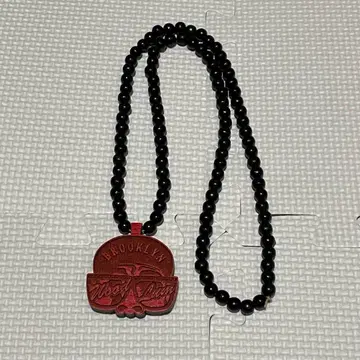 초레어 새상품 00s Woodlum 스파이크 리 콜라보 우드 목걸이