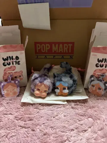 POP MART WILD CUTIE 봉제 인형 2체 세트