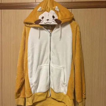 너구리 라스칼 코스튬 지퍼 후드티 보아 M 돈키 한정판 새상품 택