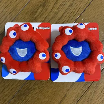오사카 간사이 박람회 미야쿠미야쿠 봉제 인형 배지 봉제 인형 페이스 2점
