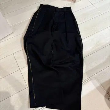 Dickies 874 리메이크 블랙 스트레이트 팬츠 카모플라쥬 파이핑