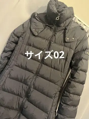 TATRAS 블랙 다운 자켓 후드 부착
