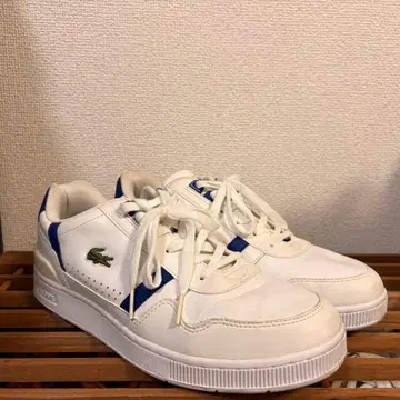LACOSTE 화이트/블루 스니커즈
