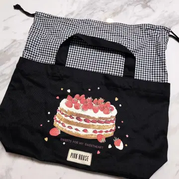 컨디션 최상 핑크하우스 케이크 토트백 서브백 복조리 레슨백 가방