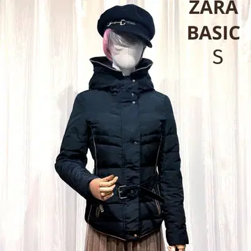 ZARABASIC 자라 베이직 블랙 다운 자켓 S