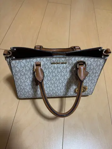 Michael Kors 토트백 화이트/브라운