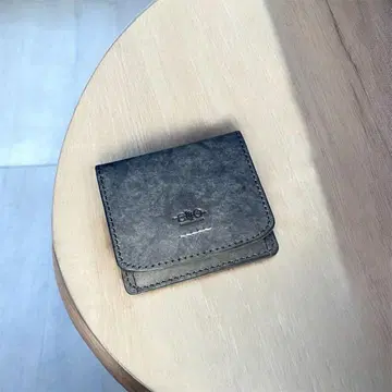 [ 푸에블로 ] 2단 접이식 지갑 블랙 핸드메이드