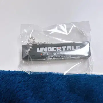 언더테일 10주년 회장 한정판 아크릴 로고 키링